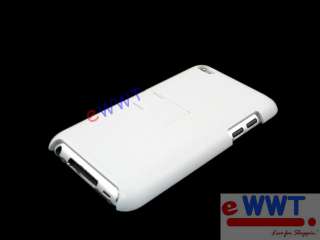 for iPod Touch 4th Gen 4 White w/ Stand Cover Hard Case  