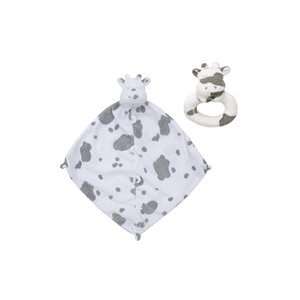  Angel Dear Cow Blankie and Ratlle Set Toys & Games