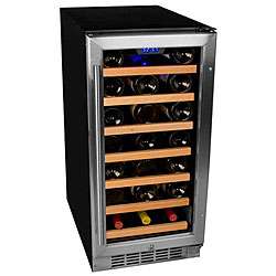 30 Bottle Built in Wine Cooler Refrigerator  Overstock