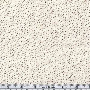  45 Wide Cho Cho No Sampomichi Dots/Taupe Fabric By The 