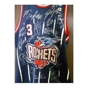  Signed Rockets, Houston (2001 02) Champion Authentic 
