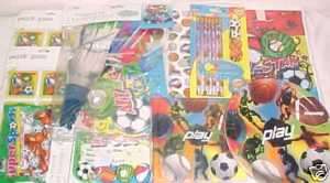 NEW SPORTS PARTY SUPPLIES TOYS FAVORS SOCCER BASKETBALL  