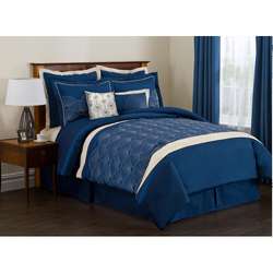 Lush Decor Sapphire 8 piece Comforter Set  Overstock
