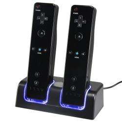   Station w/ 2 Rechargeable Batteries for Nintendo Wii  