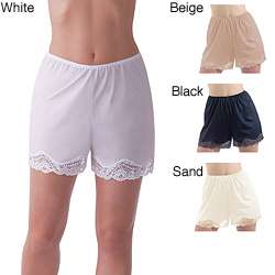 Illusion Womens Lace trim Bloomers  Overstock
