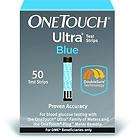 One Touch Ultra Blue 150 Test Strips, Free Glucometer