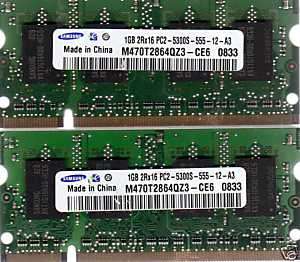 NEW 2GB 2x 1GB Compaq Presario F500 / F700 DDR2 Memory  