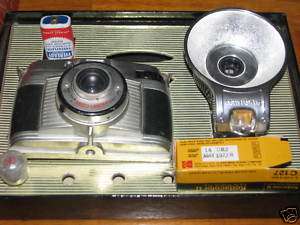 Vintage original box Ansco Lancer Camera & accesories  