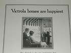 1922 Victrola ad, Victor Talking Machine, Nipper