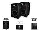 New Pair 1000 Watt Pro Audio DJ 12 3 Way PA Speakers