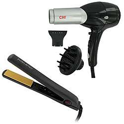 CHI Original 1 inch Flat Iron with CHI Pro Dryer  Overstock