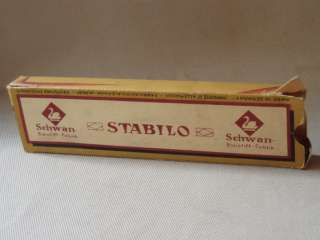 pencils vintage box Stabilo swan red 8740 12 rare  