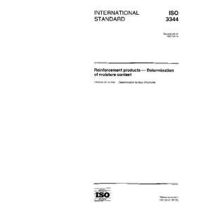 ISO 33441997, Reinforcement products    Determination of 