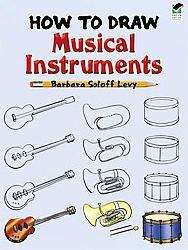 How to Draw Musical Instruments (Paperback)  
