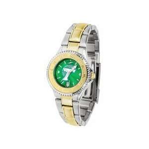 Tulane Green Wave Competitor AnoChrome Ladies Watch with Two Tone Band 