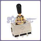   way Gold Box Toggle Switch Black Cap for Les Paul Electric Guitar