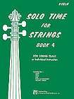 SOLO TIME FOR STRINGS BOOK 4 VIOLA by FOREST ETLING