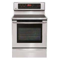 LG 5.6 cubic foot Stainless Steel Electric Range  Overstock