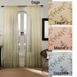 Vine Ombre 84 inch Sheer Curtain Panel  