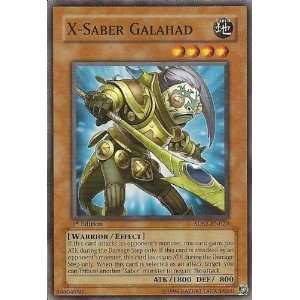    Yugioh 5DS2 EN020 X Saber Galahad Common Card Toys & Games