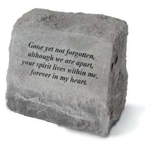  Garden Stone Urn Memorial: Gone yet not forgotten 