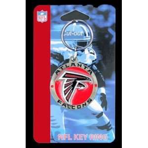  Atlanta Falcons Logo Key Ring (Set of 2): Sports 