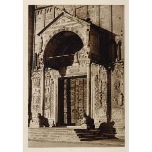  1925 S. Zeno Maggiore Church Verona Italy Romanesque 