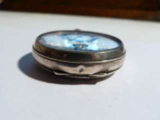 Antique Silver Cased HEBDOMAS 8 days Pocket Watch Spares Repair #104 
