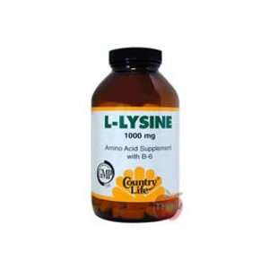  Country Life   L Lysine 1000 Mg W/B 6   50 Tablets Health 