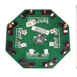 Party Poker Folding Poker Table Top  Overstock