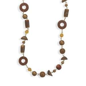  Multibead Cord Fashion Necklace (34 Inch) Jewelry