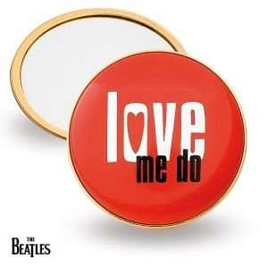  Beatles Love Me Do Handbag Mirror Enamel Box