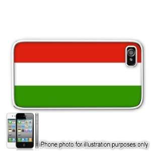  Hungary Hungarian Flag Apple Iphone 4 4s Case Cover White 