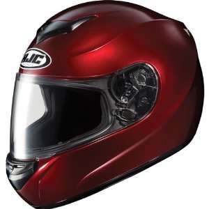   Mens CS R2 Street Motorcycle Helmet   Wine / Small: Automotive