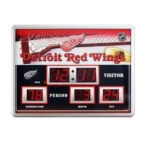  Detroit Red Wings Clock   14x19 Scoreboard
