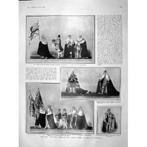  1902 Coronation Standards George Harcourt Mayor London 
