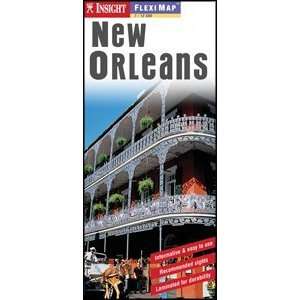  Insight Guides 586180 New Orleans Insight Flexi Map 