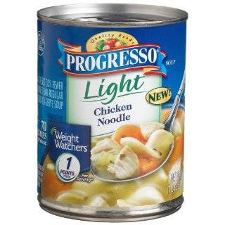 Progresso Light Chicken Noodle Soup, 18.5 Ounce Cans (Pack of 12)