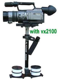   of flycam 3000 with different cameras for demonstration purpose only