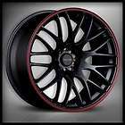 19 TENZO R RIMS TYPE M Black red 350z 370z SC300 SC400 items in AR 