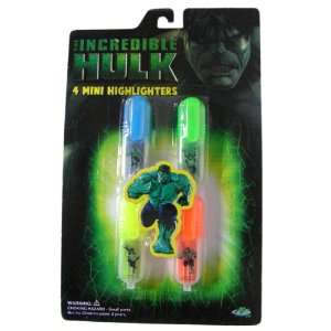  Marvel Superheroes stationery supplies   4pcs scented Hulk 