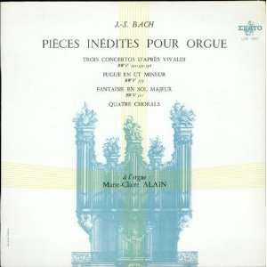  Pieces Inedites Pour Orgue Johann Sebastian Bach Music