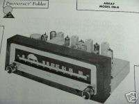 ARKAY FM 8 TUNER RECEIVER PHOTOFACT  