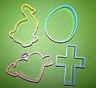 Lot of 4 Hallmark Easter Shaper Cookie Cutters