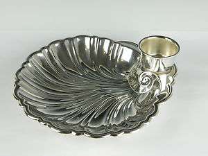 VINTAGE E SHEFFIELD SILVER CO CLAM SHELL SILVER PLATE SERVING BOWL 