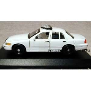   Crown Vic Police Car   Blank White   Case of 48 Cars Toys & Games