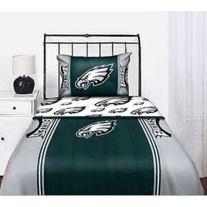  Philadelphia Eagles NFL Full Comforter & Sheets (5 Piece Bedding 