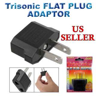 220V to 110V Travel Flat Plug Charger Adapter Convert  