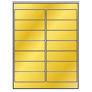  280 Label Outfitters® 4 wide x 1.33 high Gold Foil 