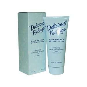 Delicious Feelings by Gale Hayman for Women   6.8 oz Perfumed Bath and 